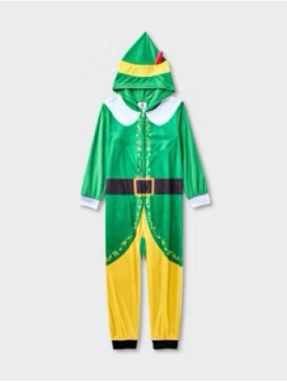 Buddy the Elf Christmas Long Sleeve Union Suit Jumpsuit Boys Kids Size XS 4 5